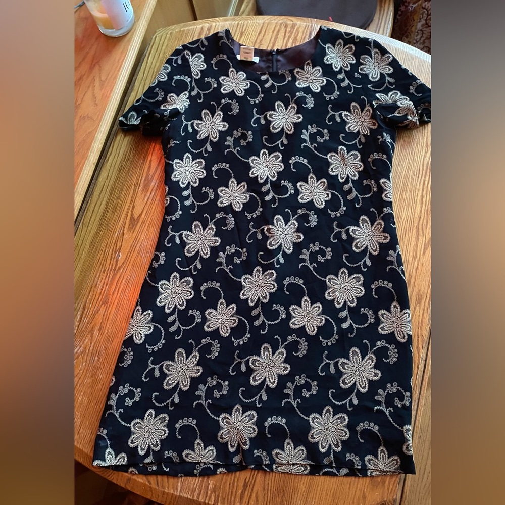 Vintage 1990s Talbots sheath mini dress. Size 10.